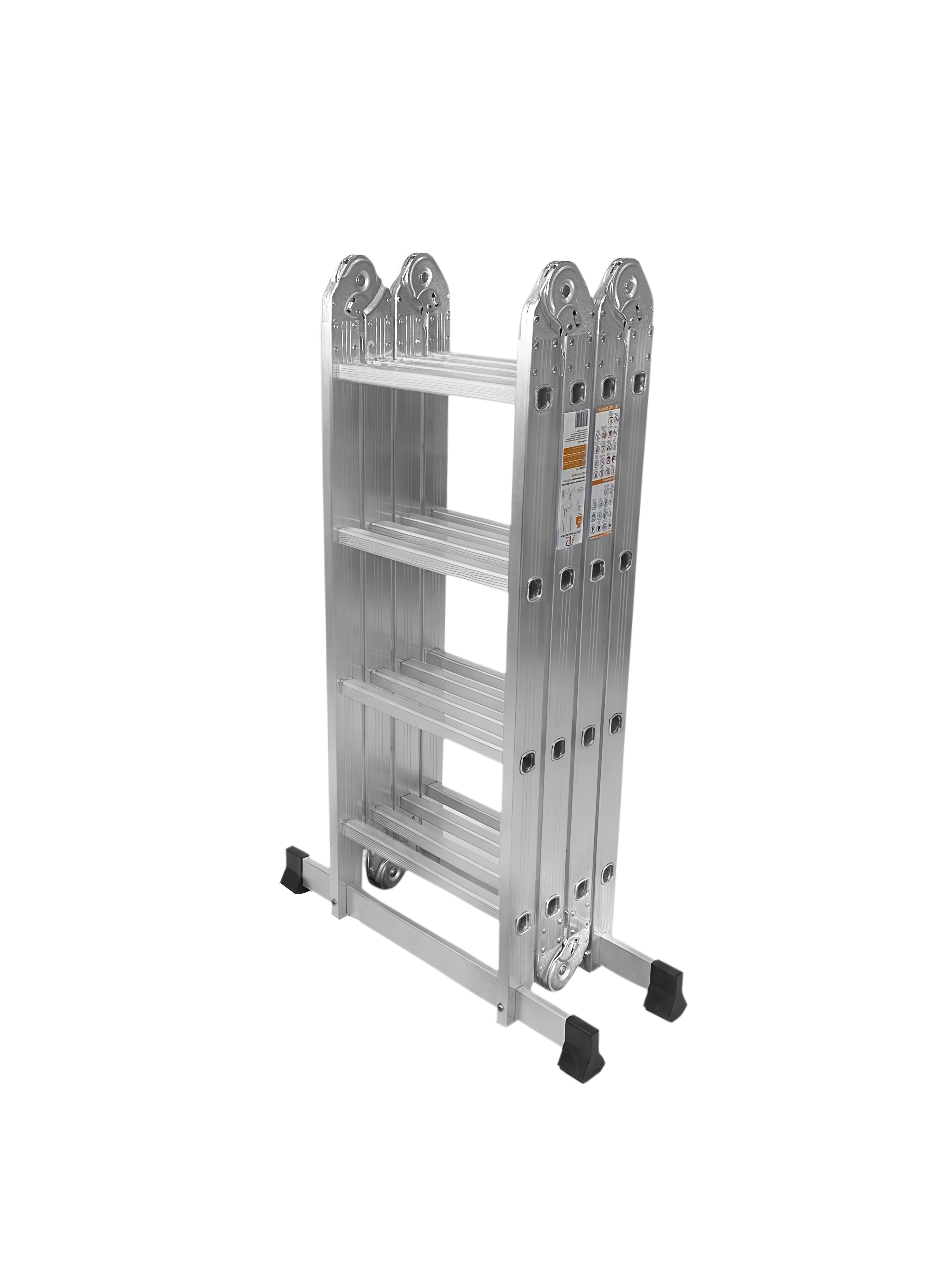Лестница-трансформер алюминиевая 4х4, 440 мм, TS4444